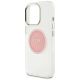 6. Guess IML Metal Colored Circle Classic Logo MagSafe Hülle für iPhone 16 Pro Max - Pink