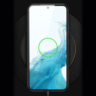 19. Dux Ducis Yolo elegante Hülle aus ökologischem Leder für Samsung Galaxy S22+ (S22 Plus) rot