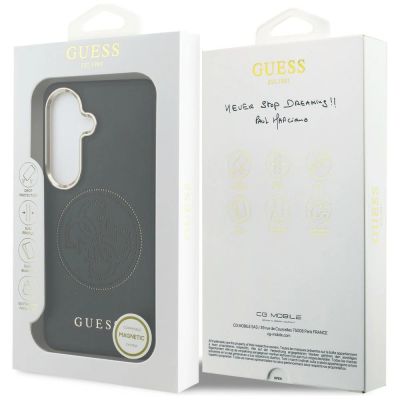 8. Guess Perforated Logo MagSafe Hülle für Samsung Galaxy S26 – Schwarz