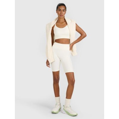 5. Nahtlose Radsport-Trainingsleggings für Damen 4F 4FWAW25TFSTF084-12S
