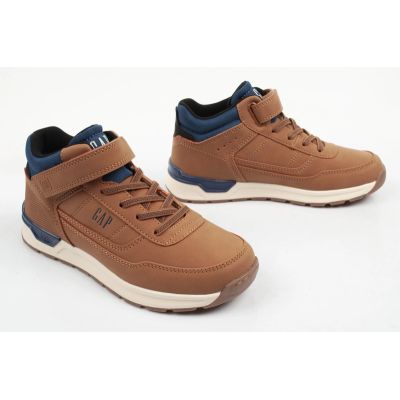 4. GAP Jack braune Kinder-Ankle-Boots mit Klettverschluss