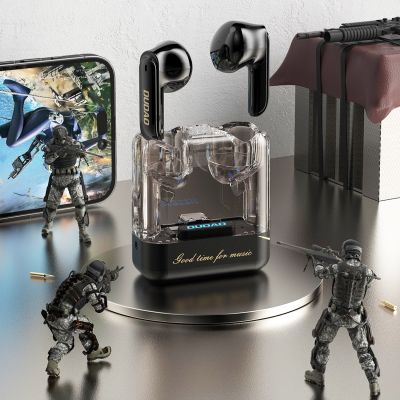 2. Dudao U18Pro Bluetooth 5.3 TWS kabellose Kopfhörer – Schwarz