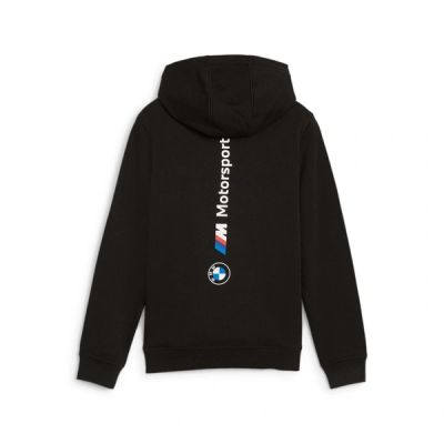 7. Puma BMW MMS Kinder-Kapuzenpullover mit Känguru-Motiv, Schwarz