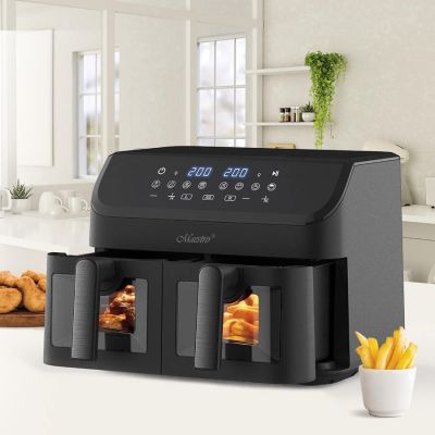 5. Heißluftfritteuse 2000W 2x4,5L MR-758 MAESTRO