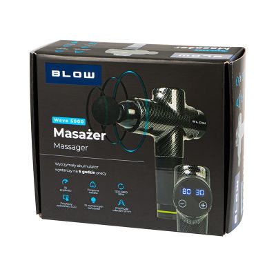 4. Blow Gun Massager Wave 5000 Schwarz
