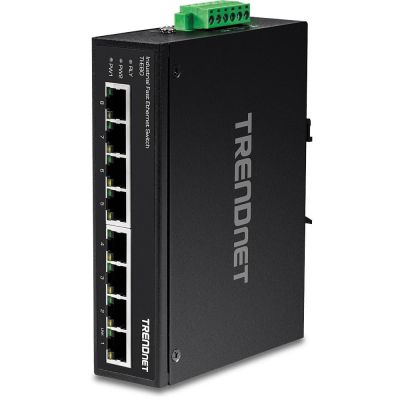 5. TRENDnet Industrie Switch 8 Port Fast Ethernet L2 DIN-Schiene