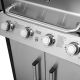 6. Teesa BBQ 5007 MASTER Gasgrill – 5 Brenner – Platz für eine Gasflasche