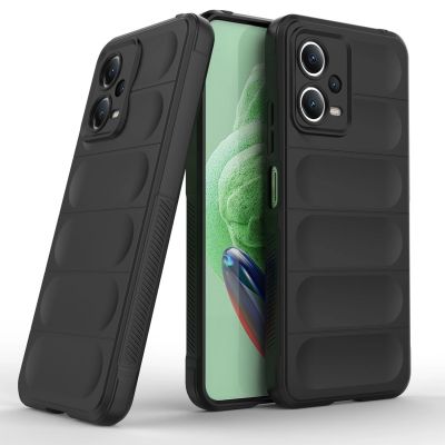 7. Magic Shield Hülle für Xiaomi Redmi Note 12 5G / Poco X5 5G Flexible Panzerabdeckung Schwarz