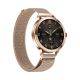 5. VELTORI VT340-1 Damen-Smartwatch, Goldarmband + rosa Silikonarmband