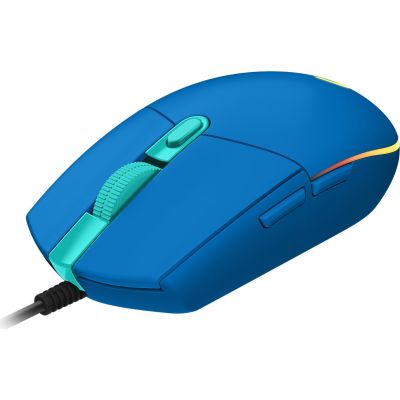 Logitech G102 Lightsy Blue USB-Maus 910-005801