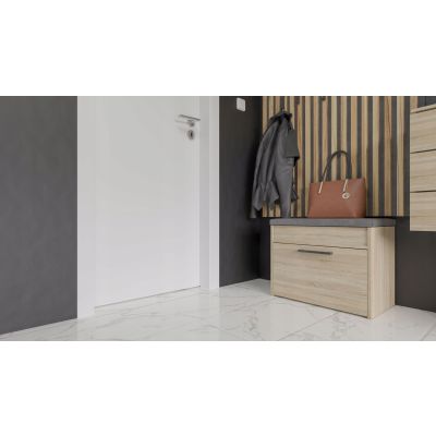 5. Schuhschrank mit Stauraum PARMA MINI 60x35xH49 Sonoma