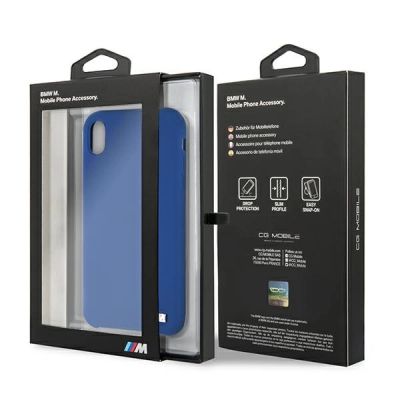 7. BMW Silikon M Collection iPhone Xr Hülle - Blau