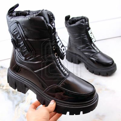 5. Filippo W PAW498A isolierte Schneestiefel mit Reißverschluss, schwarz