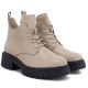 4. Beigefarbene Damen-Ankle-Boots aus Leder mit Plateau, Modell M.Daszyński SFY2502-11ac