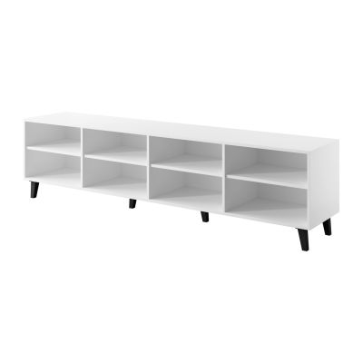 2. TV-Schrank BARI 200x42x52 weiß matt