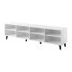 2. TV-Schrank BARI 200x42x52 weiß matt