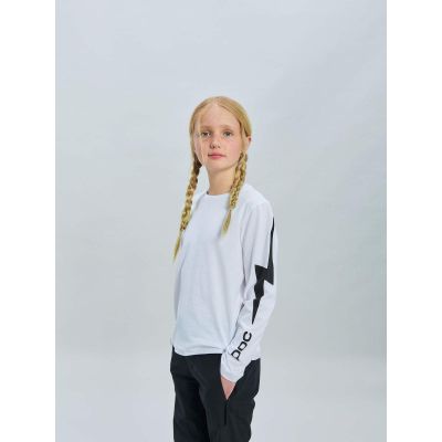 3. POC Langarmshirt Jr. weiß