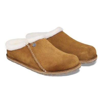 2. Birkenstock Zermatt Premium Shearling LEVE Mink LAF Schmale Flip-Flops (1023145)