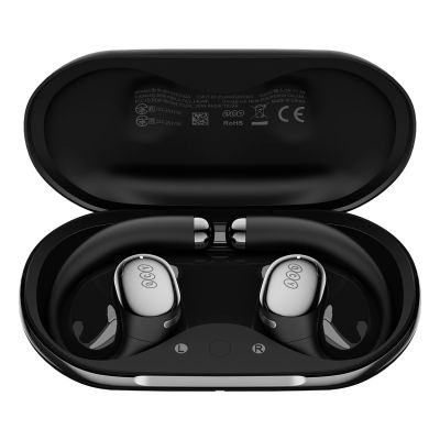 6. OWS QCY Crossky R70 LDAC IPX5 Kopfhörer mit Ohrhaken – Schwarz