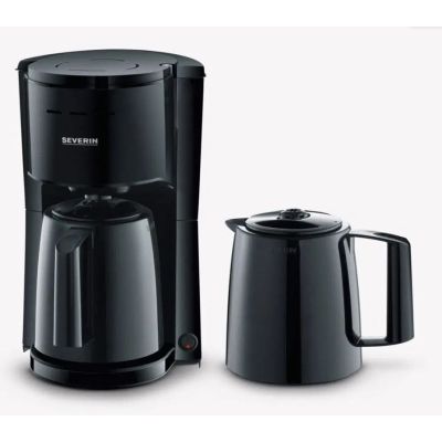 9. SEVERIN KA 9307 Kaffeemaschine mit 2 Thermoskannen, 1000 W, schwarz