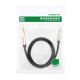 5. Ugreen AV127 10628 Audio-TRS-Kabel Miniklinke 3,5 mm / Klinke 6,35 mm 2 m – Grau