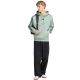6. Herren-Sweatshirt adidas Essentials 3-Stripes Fleece Hoodie hellgrün KY4172