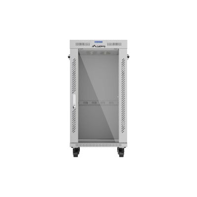 15. LANBERG Standschrank 19" 22U 600x600 GRAU
