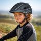 12. Wozinsky Kinder-Integralhelm mit USB-Rücklicht, Größe S – Grau