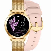 Smartwatch Gravity Roségold 2 Armbänder GT25-1 PRO