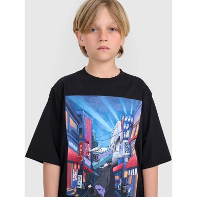 3. Oversize-T-Shirt für Jungen mit Aufdruck 4F 4FJRAW25TTSHM3061-20S