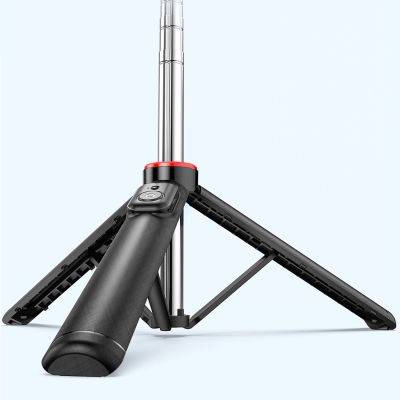 15. Selfie-Stick WC13YDS Teleskopstativ 1,3 m mit Doppellampe und Telefonhalter – Schwarz