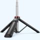 15. Selfie-Stick WC13YDS Teleskopstativ 1,3 m mit Doppellampe und Telefonhalter – Schwarz