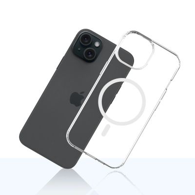 3. 3mk Armor Magcase für iPhone 15 Plus – Transparent