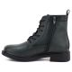 3. Damen-Ankle-Boots aus Leder, grün, Sergio Leone 25172-S