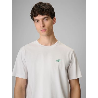 4. Herren-T-Shirt mit Aufdruck, regulär, Größe 4F 4FRSS26TTSHM3814-11S
