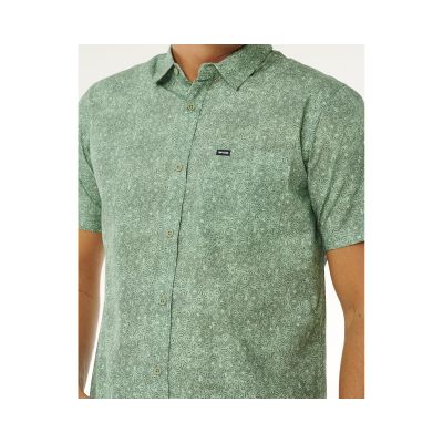 5. RIP CURL Herren Hypno Micro Kurzarmhemd Grün