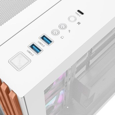 6. Thermaltake View 380 WS Midi-Tower ARGB-Gehäuse Schneeweiß (Einzelhandel)