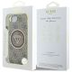 8. Guess IML Metal Glitter 4G Circle Triangle MagSafe Hülle für iPhone 16e - Braun