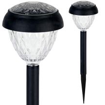SOLARLAMPE KRISTALL 10X37CM