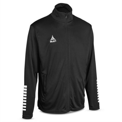 SELECT PISA – Schwarzes Fußball-Trainingssweatshirt mit Reißverschluss