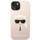 3. Karl Lagerfeld KLHMP14SSLKHLP iPhone 14 6.1" Hardcase hellrosa / hellrosa Silikon Karl`s Head Magsafe
