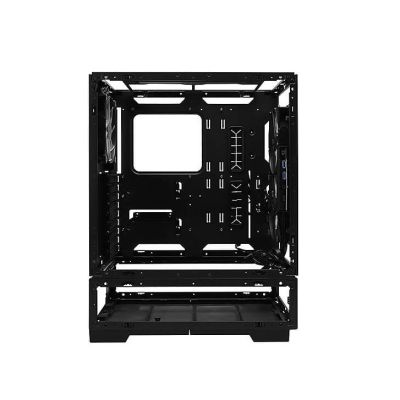 13. InWin Modfree Base Big-Tower gehärtetes Glas - schwarz