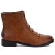 2. Damen-Stiefeletten flach, kamelfarben, M.Daszyński SA62-126