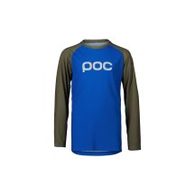 POC Y's Essential MTB LS Jersey Blau Grün