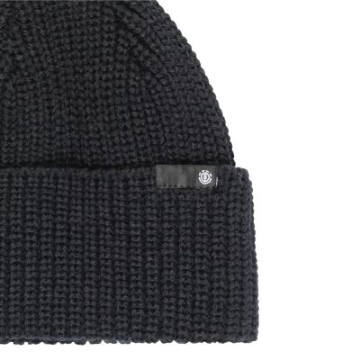 3. Element Low Docker Beanie ELYHA00234-FBK Schwarz One Size