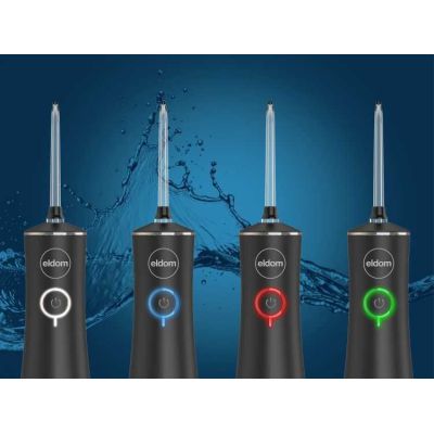 6. ELDOM Bewässerungsgerät RY200C, 230 ml, kabellos, Betriebszeit 60 Min., Ladezeit ca. 6 Std., Reiseetui, USB-Kabel, IPX7, Schwarz