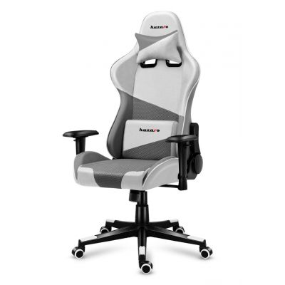 17. Huzaro Force 6.2 Gaming-Stuhl aus weißem Netzgewebe