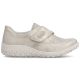 4. Rieker 59552-62 bequeme Damenschuhe mit Klettverschluss, beige und gold