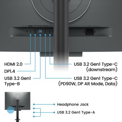 28. BenQ RD280UA Computermonitor 71,6 cm (28,2") 3840 x 2560 px 4K Ultra HD Schwarz