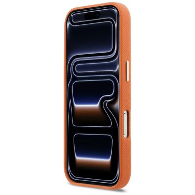 5. Karl Lagerfeld MagSafe Hülle mit Karl-Kopf-Logo für iPhone 17 Pro Max – Orange